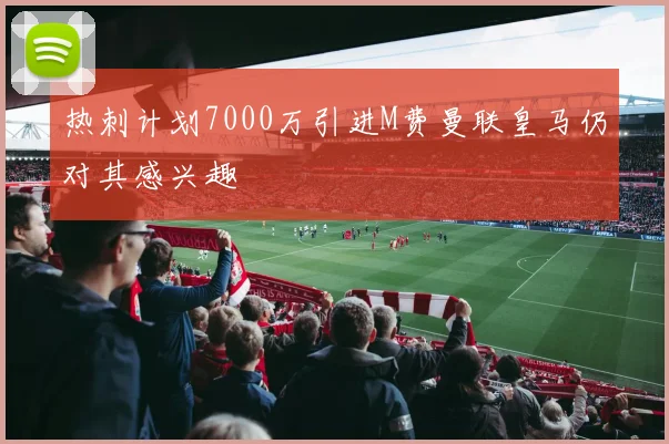 热刺计划7000万引进M费曼联皇马仍对其感兴趣